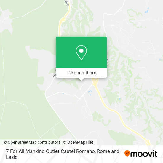 7 For All Mankind Outlet Castel Romano map