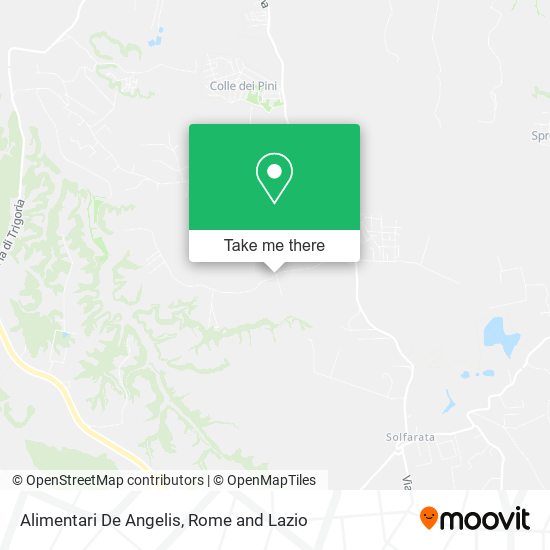Alimentari De Angelis map