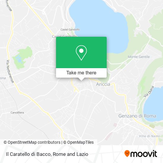 Il Caratello di Bacco map