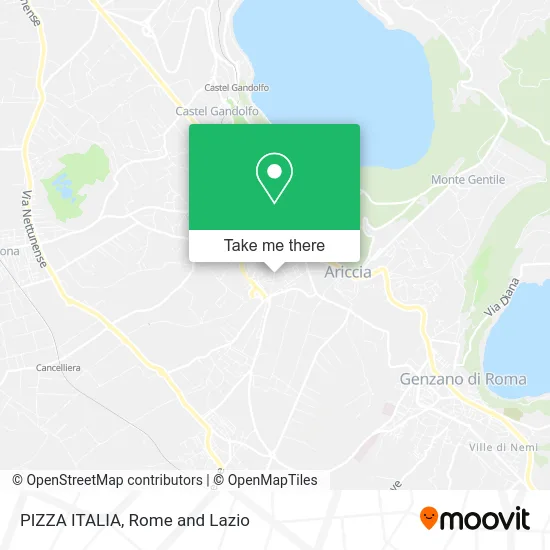 PIZZA ITALIA map