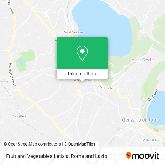 Fruit and Vegetables Letizia map