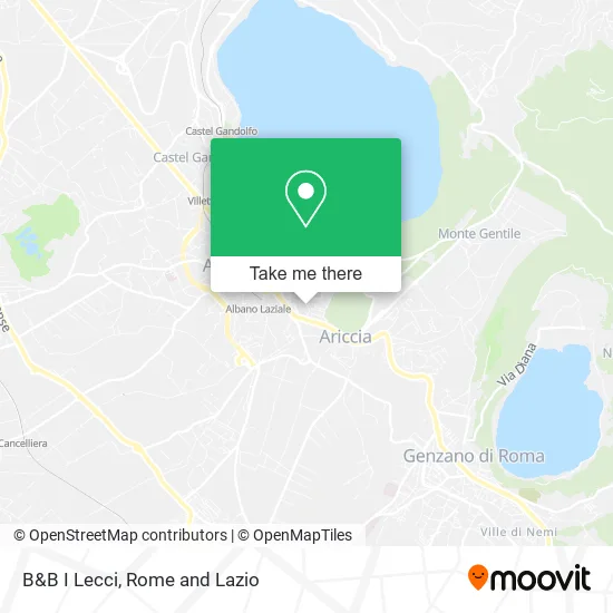 B&B I Lecci map