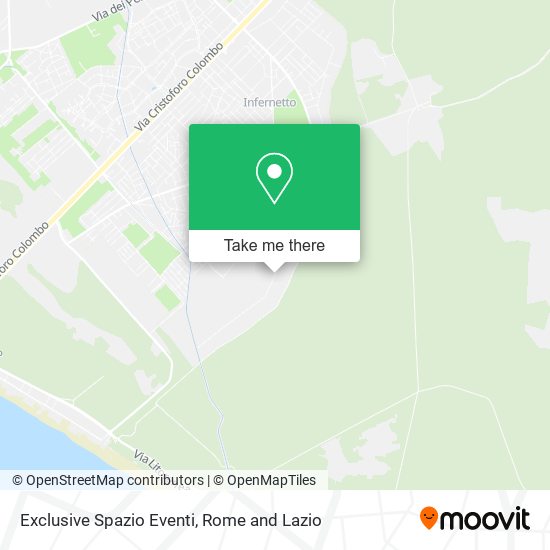 Exclusive Spazio Eventi map