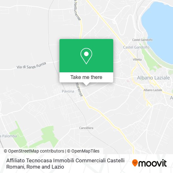 Affiliato Tecnocasa Immobili Commerciali Castelli Romani map