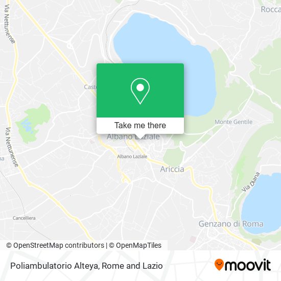 Poliambulatorio Alteya map