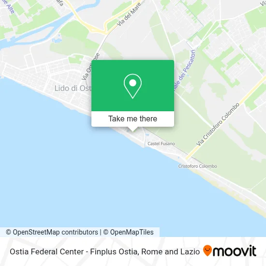 Ostia Federal Center - Finplus Ostia map