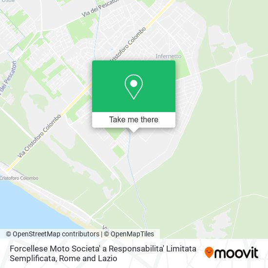 Forcellese Moto Societa' a Responsabilita' Limitata Semplificata map