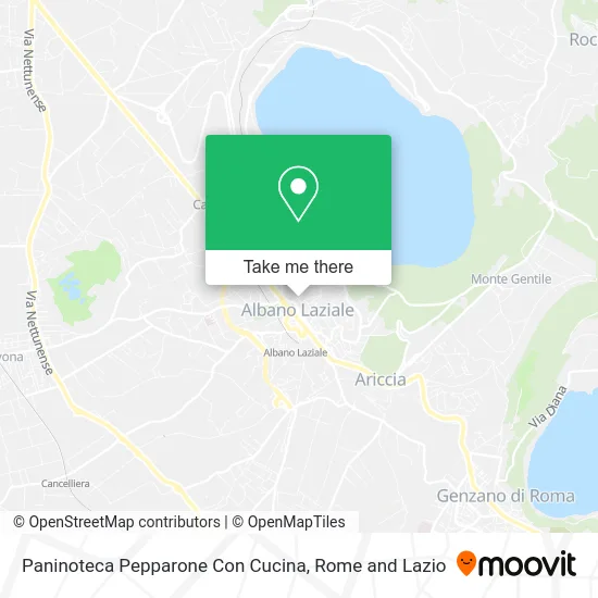 Pepparone Sandwich Shop with Kitchen map