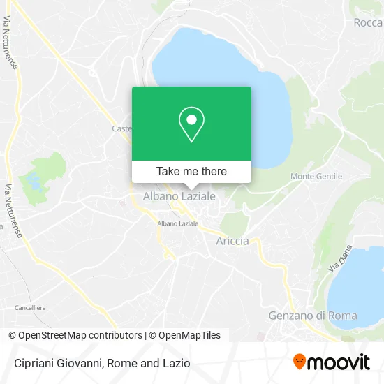 Cipriani Giovanni map