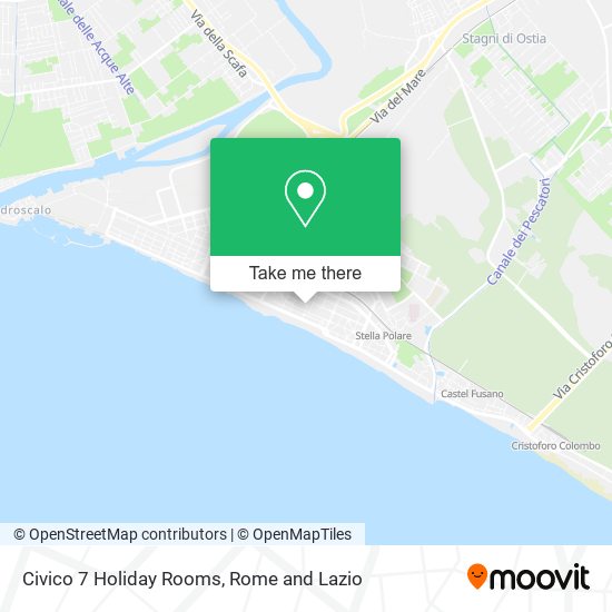 Civico 7 Holiday Rooms map