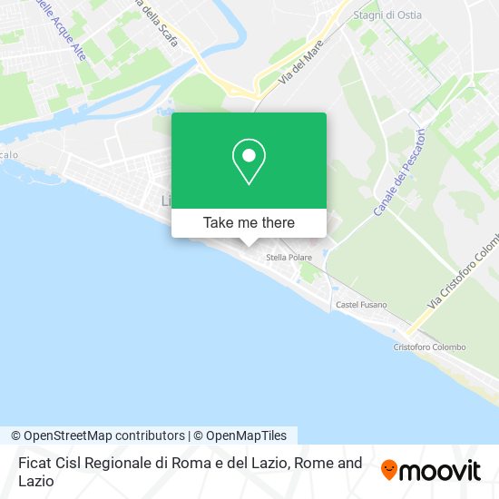 Ficat Cisl Regionale di Roma e del Lazio map