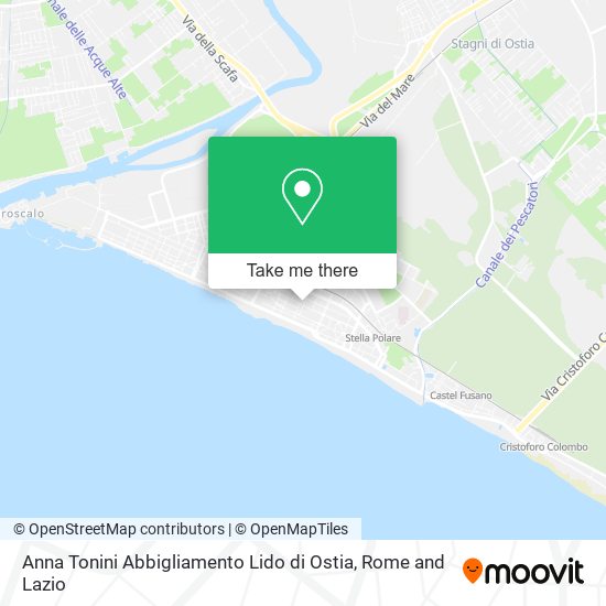 Anna Tonini Abbigliamento Lido di Ostia map