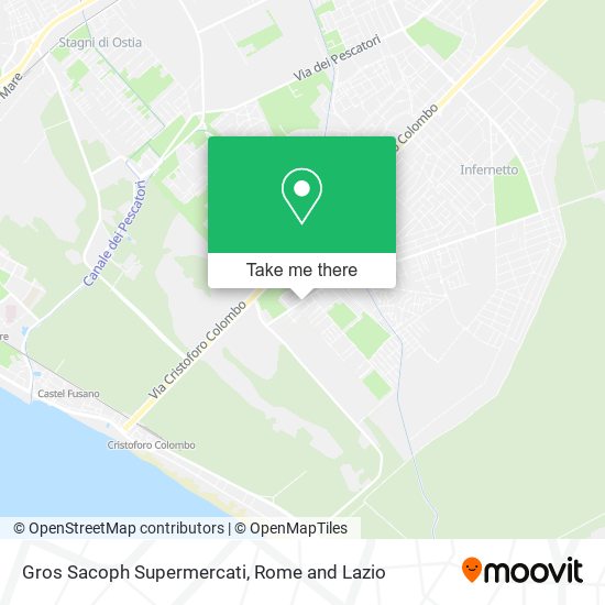 Gros Sacoph Supermercati map