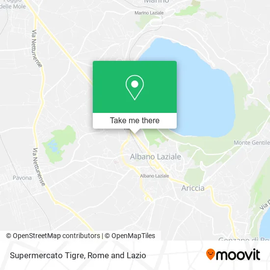 Supermercato Tigre map