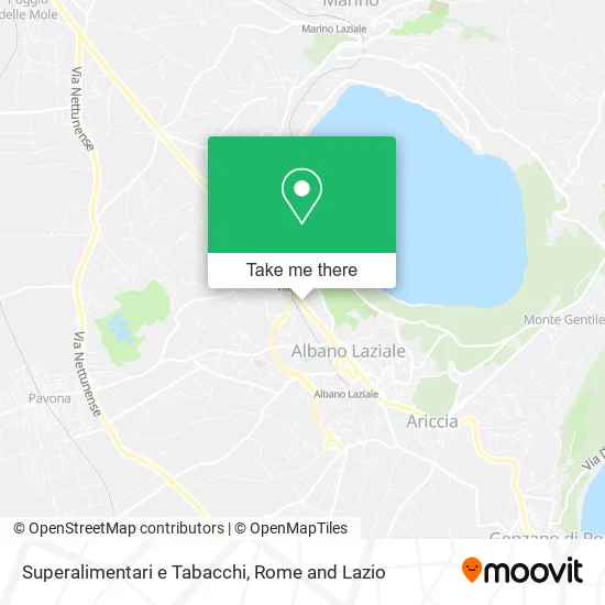 Supermarket and Tobacco map