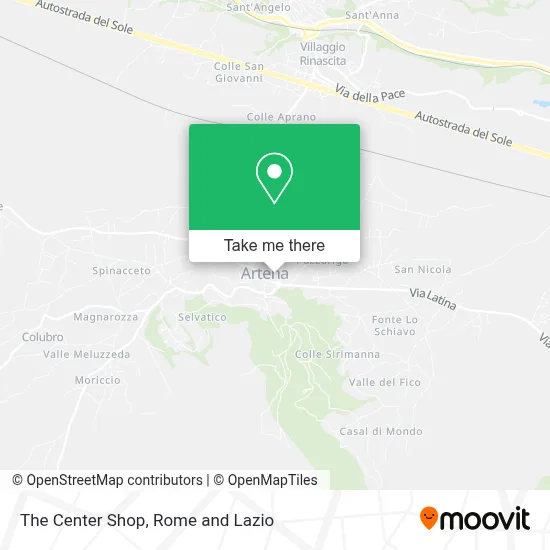 The Center Shop map