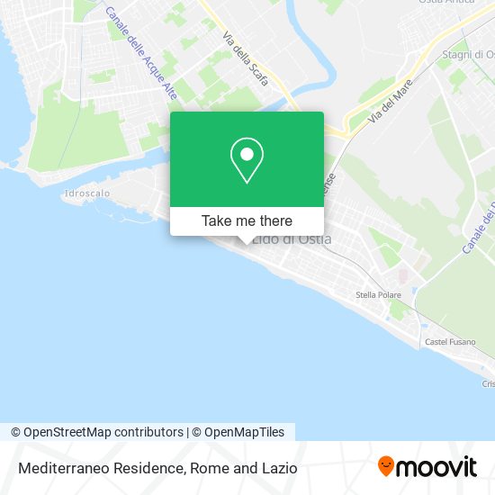 Mediterraneo Residence map