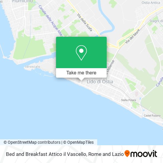 Bed and Breakfast Attico il Vascello map