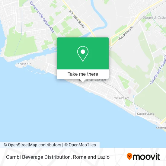 Cambi Beverage Distribution map