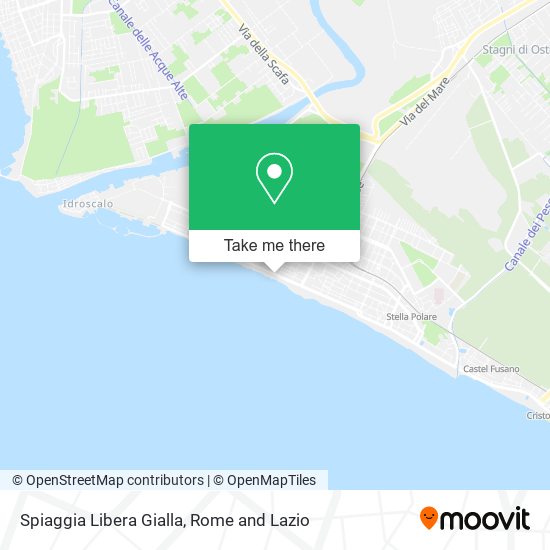 Spiaggia Libera Gialla map