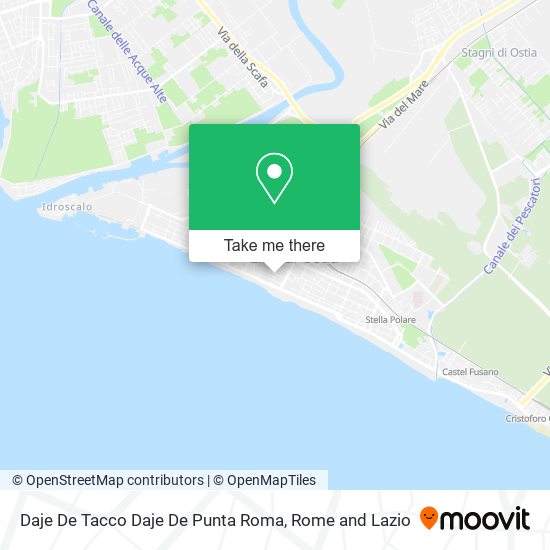 Daje De Tacco Daje De Punta Roma map