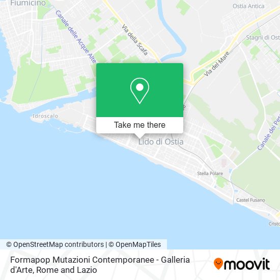 Formapop Mutazioni Contemporanee - Galleria d'Arte map