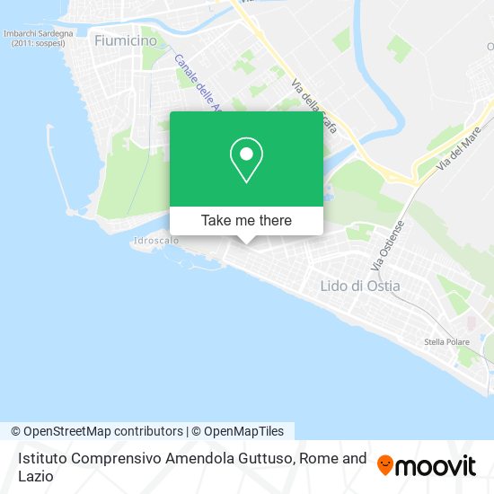 Istituto Comprensivo Amendola Guttuso map