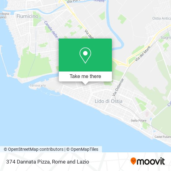 374 Dannata Pizza map