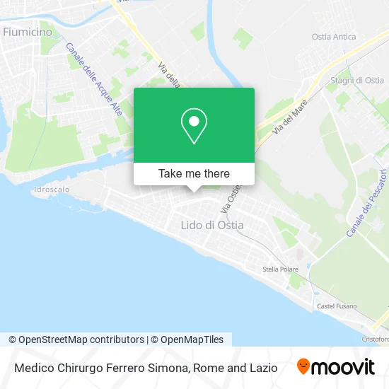 Dr. Simona Ferrero Medical Surgeon map