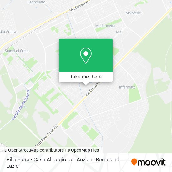 Villa Flora - Casa Alloggio per Anziani map