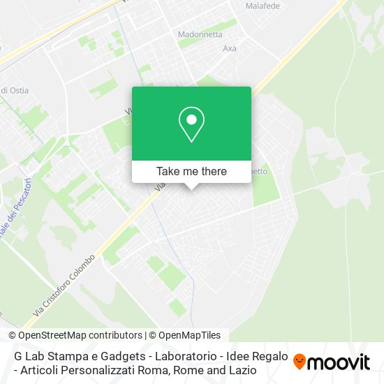 G Lab Stampa e Gadgets - Laboratorio - Idee Regalo - Articoli Personalizzati Roma map