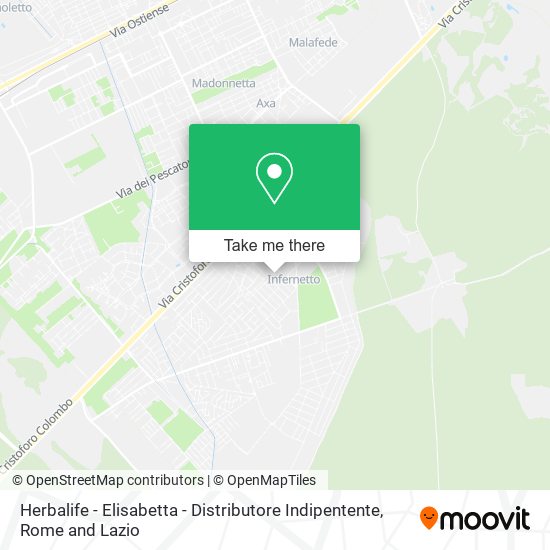 Herbalife - Elisabetta - Distributore Indipentente map