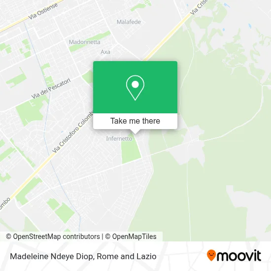 Madeleine Ndeye Diop map