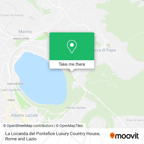 La Locanda del Pontefice Luxury Country House map