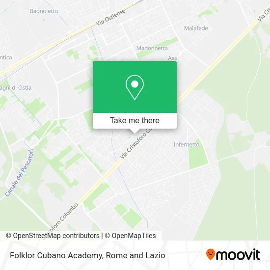 Folklor Cubano Academy map