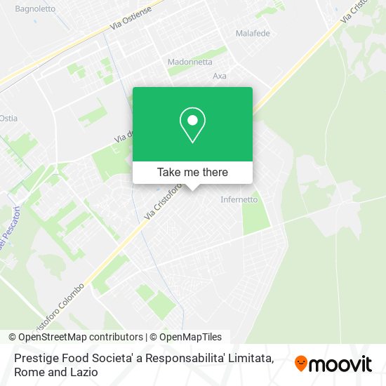 Prestige Food Societa' a Responsabilita' Limitata map