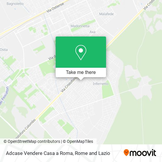 Adcase Vendere Casa a Roma map