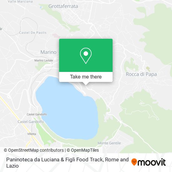 Paninoteca da Luciana & Figli Food Track map