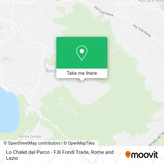 Lo Chalet del Parco - F.lli Fondi Trade map