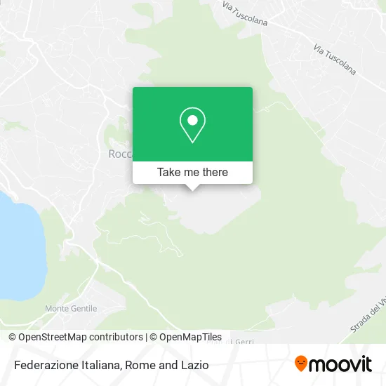 Italian Federation map