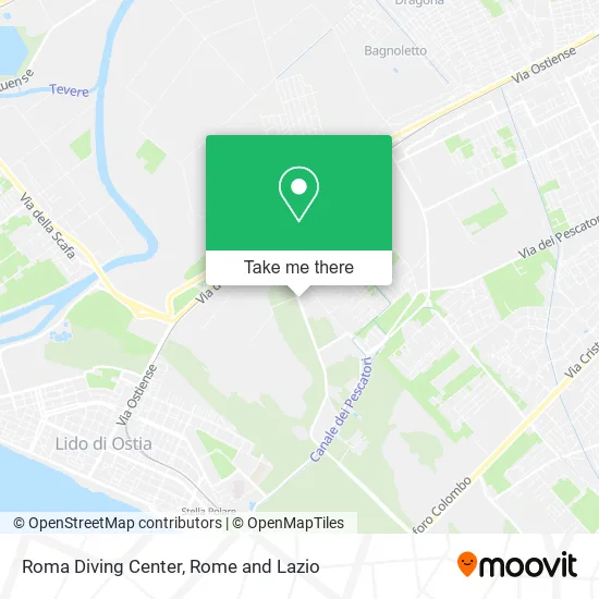 Rome Diving Center map