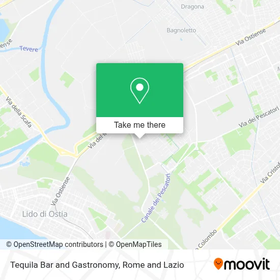 Tequila Bar and Gastronomy map
