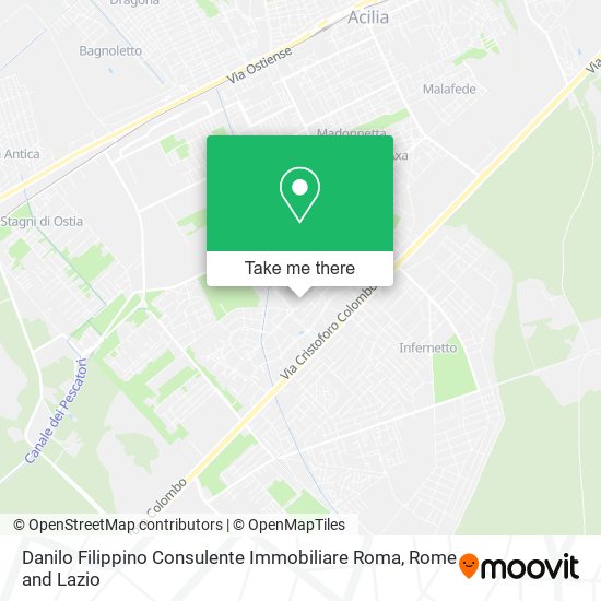 Danilo Filippino Consulente Immobiliare Roma map