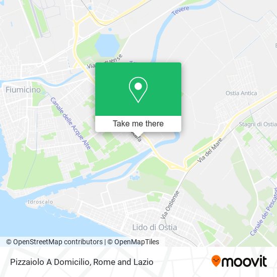 Pizzaiolo A Domicilio map