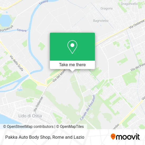 Pakka Auto Body Shop map