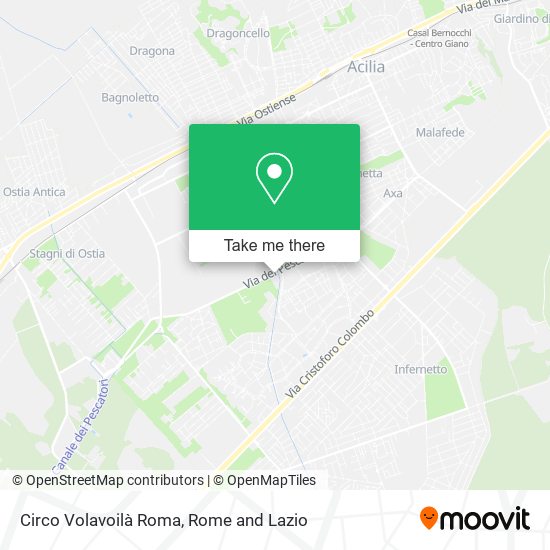 Circo Volavoilà Roma map