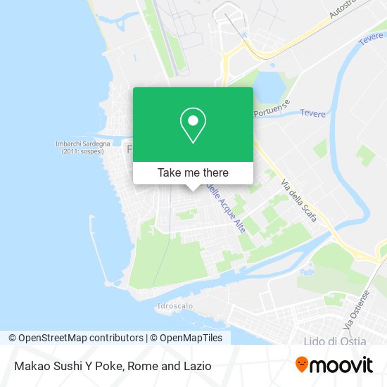 Makao Sushi Y Poke map