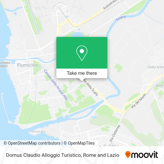 Domus Claudio Tourist Accommodation map