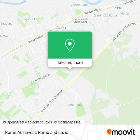 Rome Assinvest map