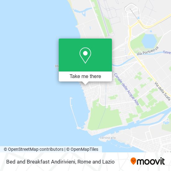 Bed and Breakfast Andirivieni map